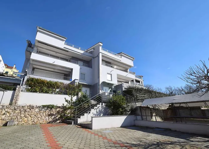 In - Insel Krk 13319 アパート ニヴィーチェ